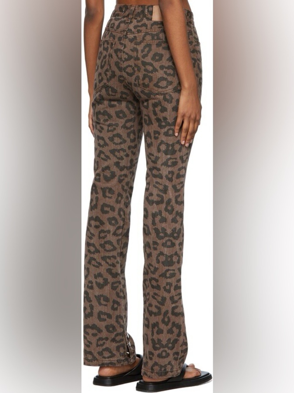 Leopard Print Skinny Pants - Picture 3 of 6